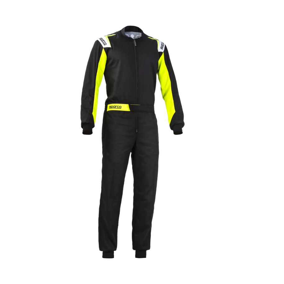 Sparco Rookie kart suit black/fluo yellow