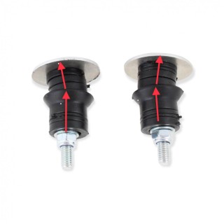 Self adjustable seat thickness