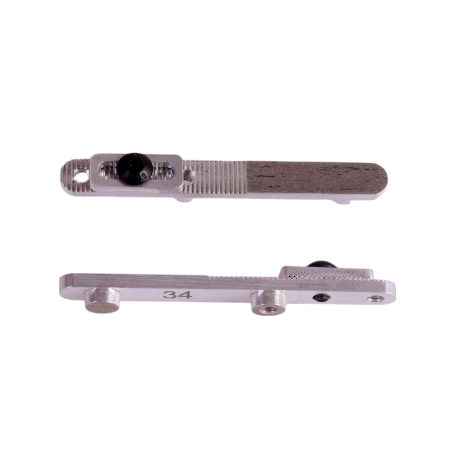 Chiavetta a pioli regolabile diam. pioli 7,5 mm  interasse 34 mm altezza 2,4 mm