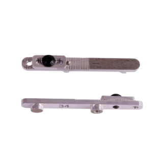 Chiavetta a pioli regolabile diam. pioli 7,5 mm  interasse 34 mm altezza 2,4 mm