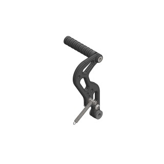 Accelerator pedal Minikart Parolin anodized black