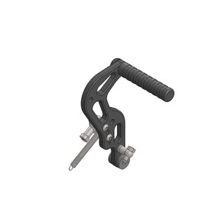 Pedale freno Minikart Parolin anodizzato nero