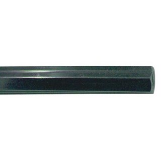 Steering arm anodized black Parolin 220mm