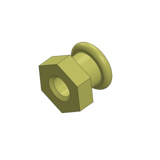 Eccentric "EASY" adjustment nut burnished Parolin