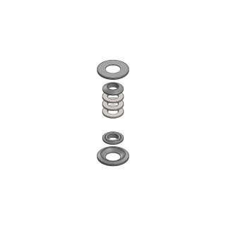Parolin 10mm spindle spacer kit