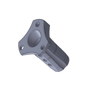 Mozzo volante ok - mini inclinato nero Parolin