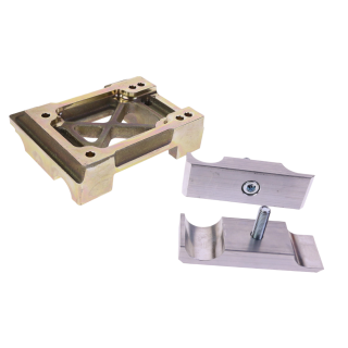 Piastra motore Iame OK - X30 magnesio con cavallotti