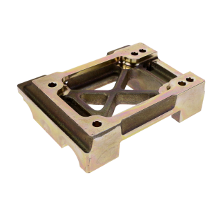 Piastra motore Iame OK - X30 magnesio con cavallotti