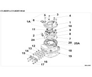 cilindro e testa iame Reedster V OK/OKN