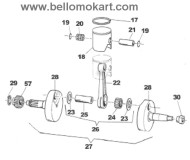 pistone-biella-albero Tm KZ10