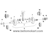 crankshaft - connecting rod 20mm