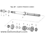 gearbox primary shaft