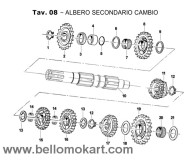 gearbox secondary shaft