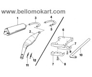 exhaust and engine mount