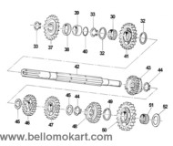 albero secondario cambio Tm KZ10