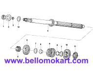 gearbox primary shaft 