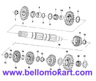 gearbox secondary shaft 