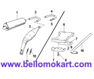 exhaust and engine mount 